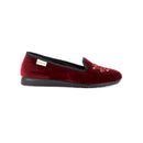 Pantofola texi con ricamo