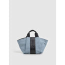 Pepe jeans aria merit borsa shopper con logo in rilievo