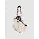 Pepe jeans aria merit borsa shopper con logo in rilievo