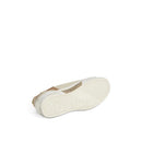 Milan crystal w sneakers in pelle con dettagli in camoscio