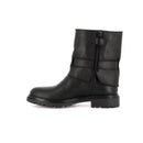 Stivaletto in pelle con cinturino | clip