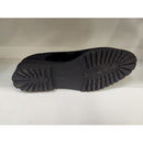 Decolte' in camoscio con zeppa