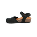 Sandalo lect con punta chiusura e chiusura con strappo
