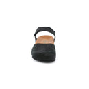 Sandalo lect con punta chiusura e chiusura con strappo
