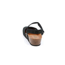 Sandalo lect con punta chiusura e chiusura con strappo