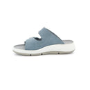 Ciabatta comfort in pelle trac