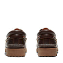 Scarpa da barca timberland® authentic 3-eye lug handsewn da uomo in marrone