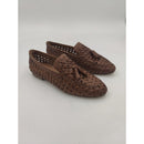 Mocassino intrecciato con nappine