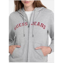 Guess felpa regulare zip hood college