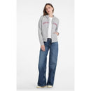 Guess felpa regulare zip hood college