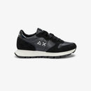 Sneaker ally bright in nylon e suede nero