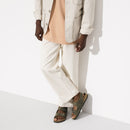 Milano faded khaki oiled leather calzata stretta