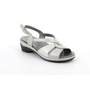 Sandalo dora con leggero tacco