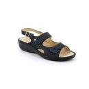 Sandalo dara comfort con doppia chiusura a strappo