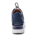 Cream 22 laminated lth/goat suede