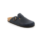 Ciabatta robi da uomo in nabuk ingrassato