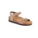 Sandalo grunland hola con fibbie in nabuk pelle