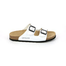 Ciabatta sara a doppia fascia da donna