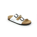 Ciabatta sara a doppia fascia da donna