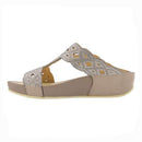 Dira ciabatta da donna con zeppa