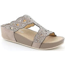 Dira ciabatta da donna con zeppa