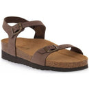 Sandalo grunland hola con fibbie in nabuk pelle