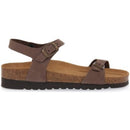 Sandalo grunland hola con fibbie in nabuk pelle