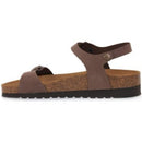 Sandalo grunland hola con fibbie in nabuk pelle