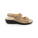 Sandalo dara comfort con doppia chiusura a strappo