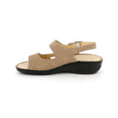 Sandalo dara comfort con doppia chiusura a strappo