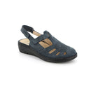 Sandalo nesi a punta chiusa in pelle