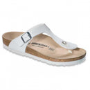 Birkenstock gizeh white patent