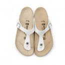 Birkenstock gizeh white patent