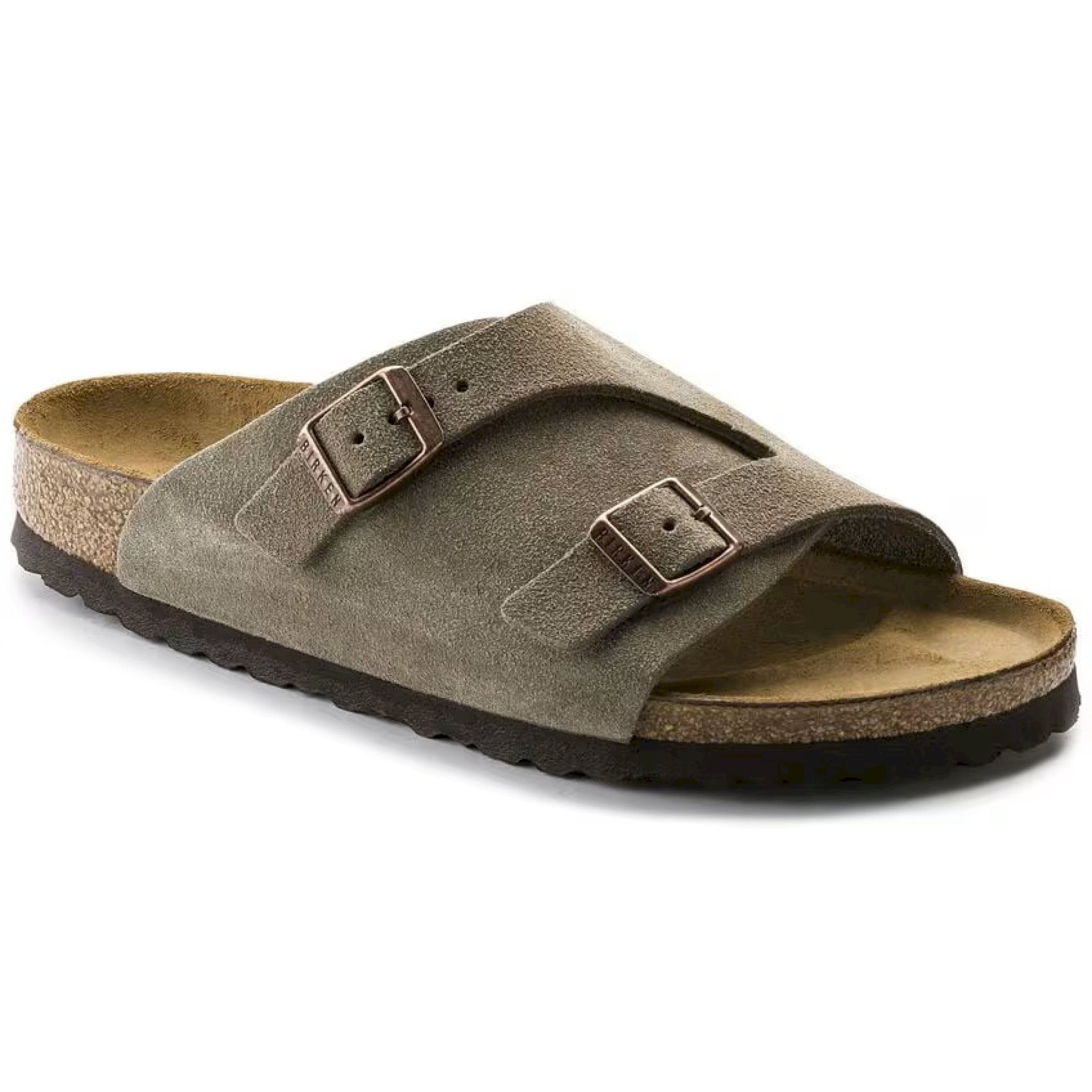 Zurich taupe -suede leather calz.s