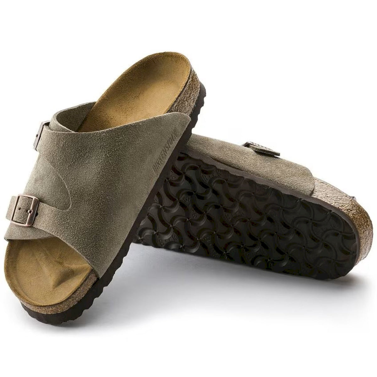Zurich taupe -suede leather calz.s