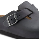 Birkenstock boston  oiled leather black calzata stretta