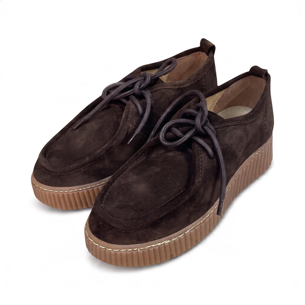 Kammi - scarpa allacciata kammi in pelle scamosciata