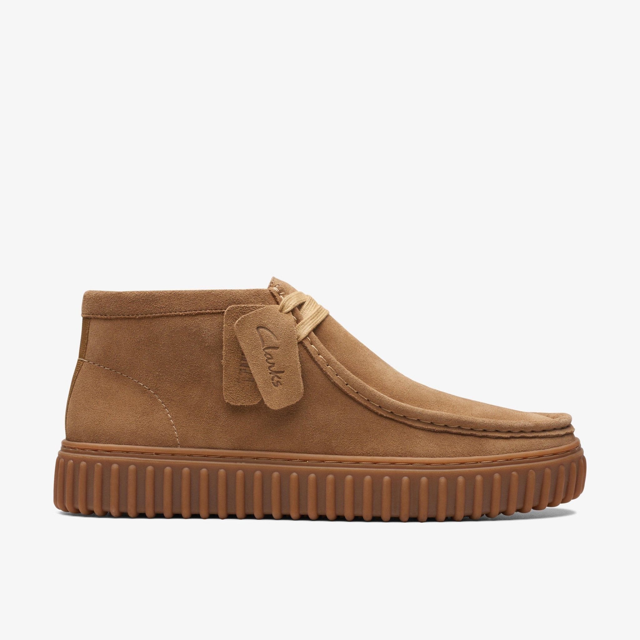 Torhill hi clarks in pelle marrone