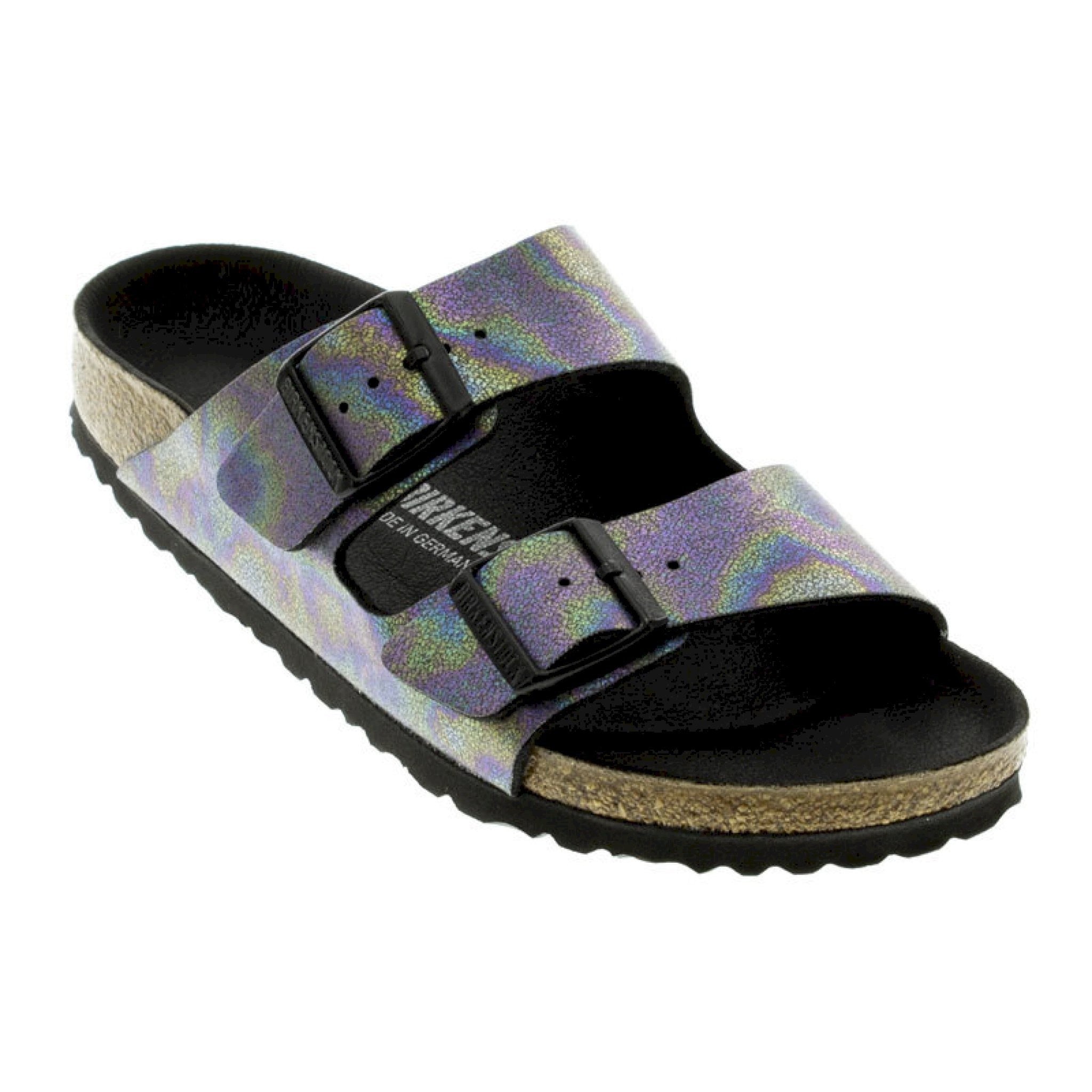 Arizona iridescent black vegan microfibre