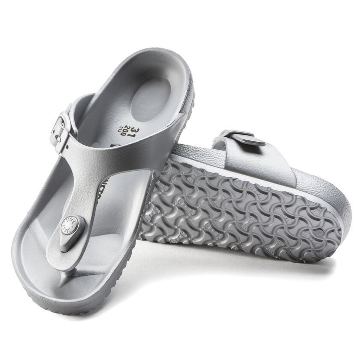 Birkenstock gizeh eva silver