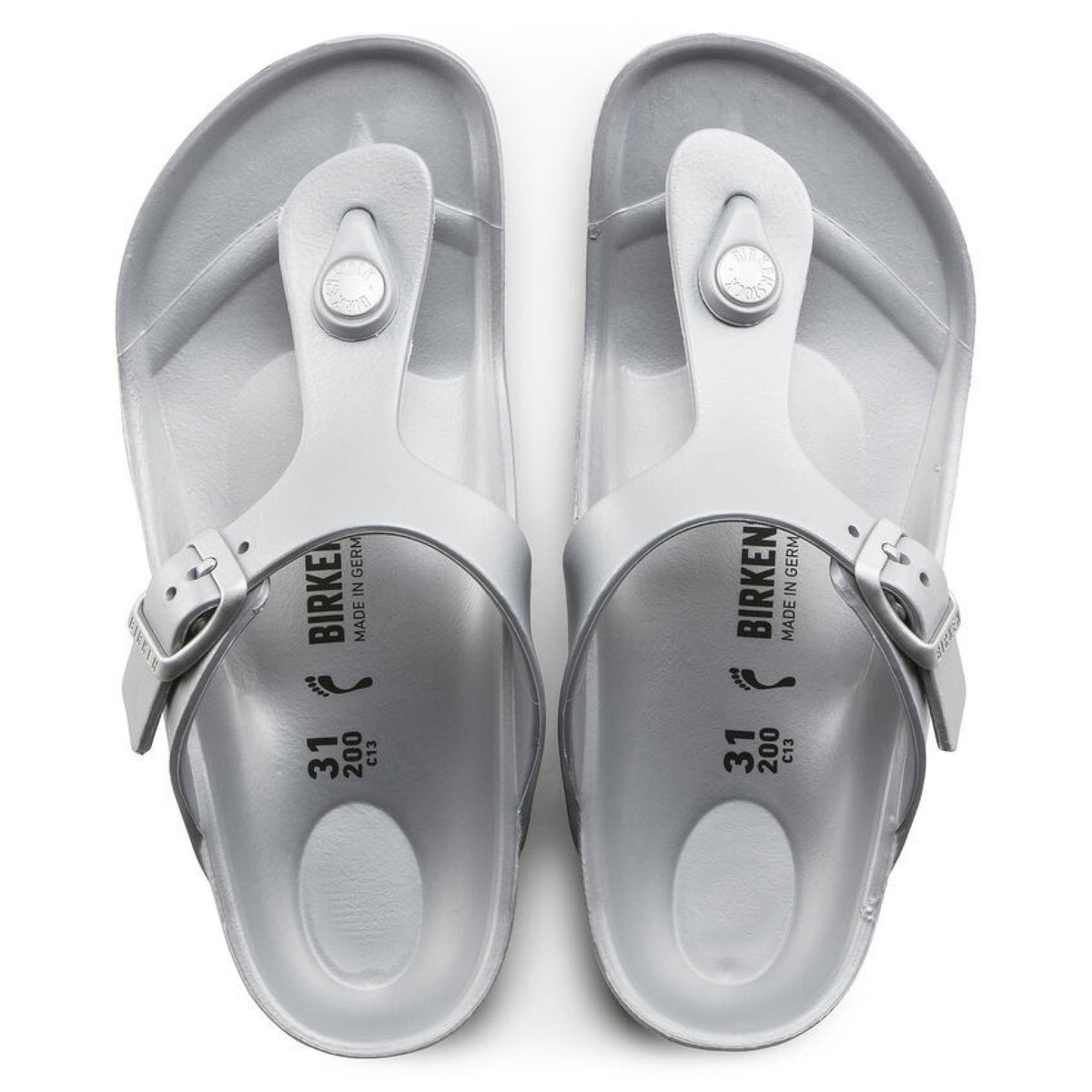 Birkenstock gizeh eva silver
