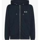 Sun 68 felpa con zip in cotone