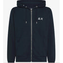 Sun 68 felpa con zip in cotone