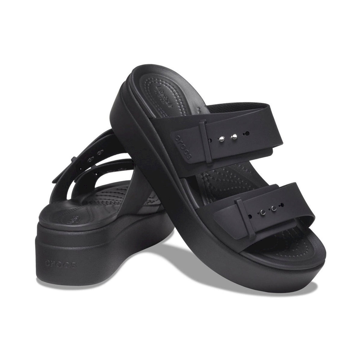 Crocs brooklyn sandal low wedge w