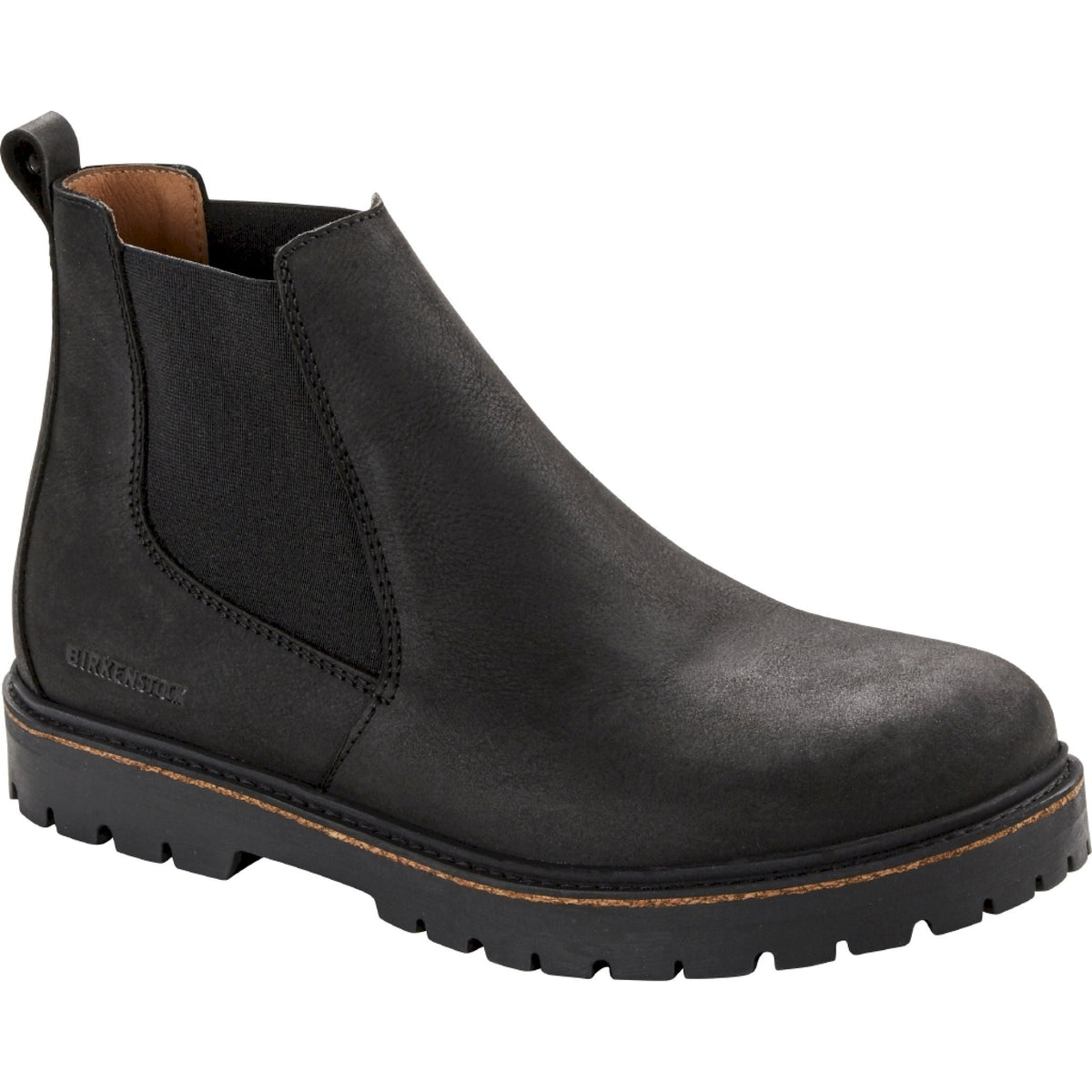 Stalon women black  nubuck leather
