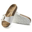 Madrid  big  buckle white  birko flor