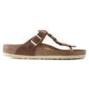 Gizeh braided cognac, oiled leather