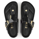 Gizeh big buckle pelle naturale vernice - high shine black calz.n
