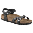 Kumba black, waxy leather