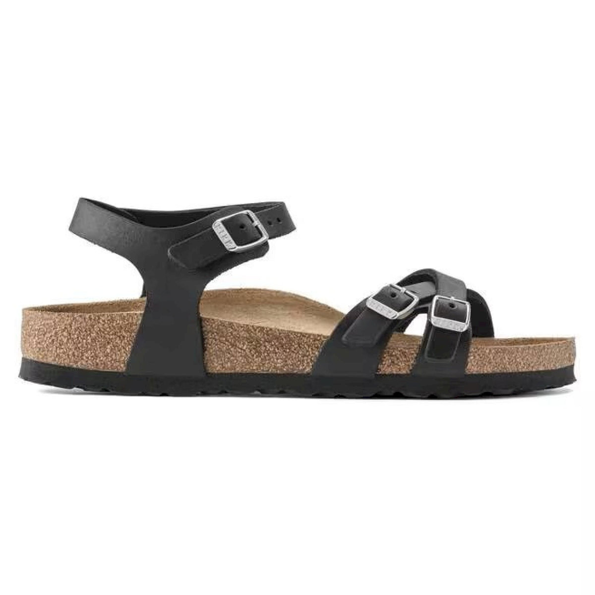Kumba black, waxy leather